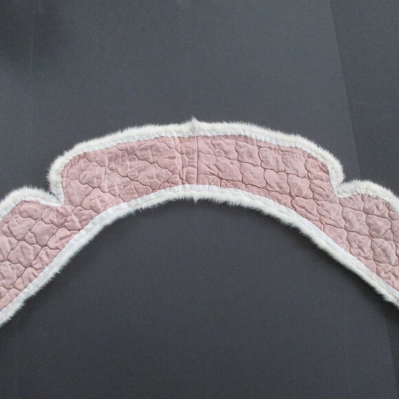 Cross Mink Fur Collar No Lining Repurpose or Wear - Picture 8 of 10